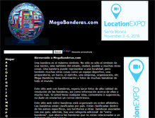 Tablet Screenshot of megabanderas.com